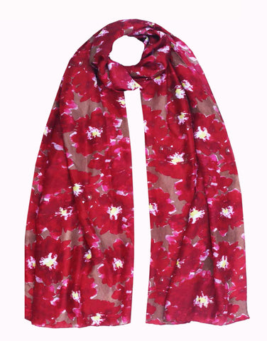 Silk Scarf Bush Rose